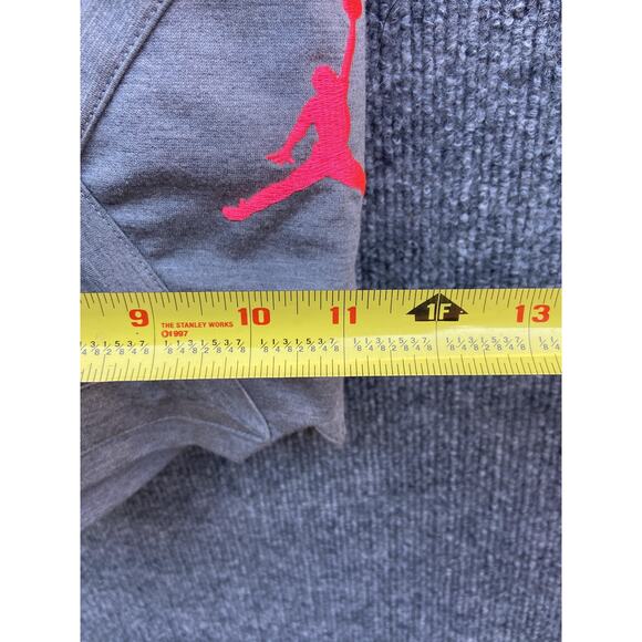 Nike Jordan Sweat Shorts Mens Large Heather Gray Jumpman Drawstring Athletic - Picture 5 of 9